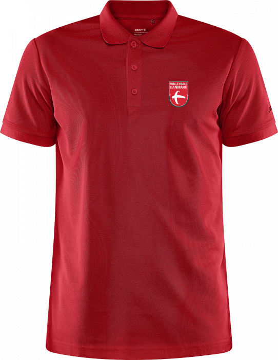 Craft - Volleyball Dk Dommer Polo Shirt - Rød